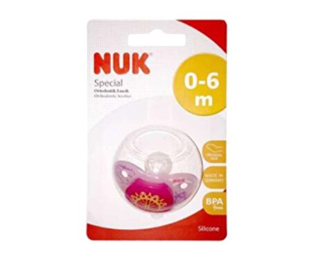 Nuk Special Ortodontik Silikon Emzik No:2