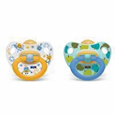 Nuk Happy Kids Kauçuk Emzik 18-36 Ay 2Li 737822 Mavi