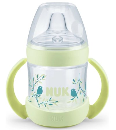 Nuk Nature Sense Isı Göstergeli PP Alıştırma Bardağı 150 ml / 2 adet Yedek Başlık Yeşil