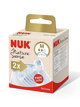 Nuk Nature Sense 709305 M Hızlı Akış 6 + Ay Biberon Emziği