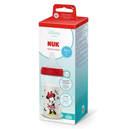 NUK Perfect Match PP Biberon 260 ml Winnie Desenli 0+ Ay