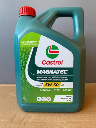 Castrol Magnatec 5W-30 Tam Sentetik DPF Uyumlu 4 Litre Motor Yağı Taze Üretim (04/2026 Üretim)