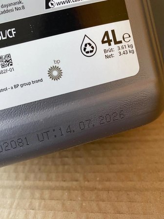 Castrol GTX 10W-40 4 Litre Sentetik Motor Yağı Taze Üretim (07/2026 Üretim)