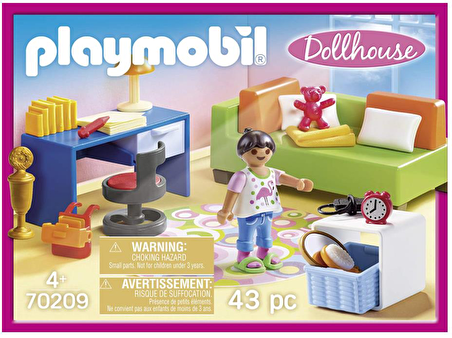 Playmobil 70209 Children's room with sofa bed