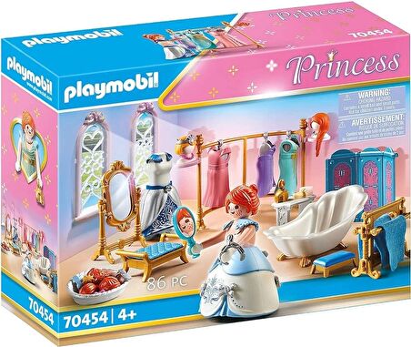 Playmobil 70454 Prenses Kalesi Giyinme Odası, prensler ve prensesler için büyülü dünya, eğlenceli, yaratıcı rol yapma, oyun seti 4 yaş ve üzeri çocuklar için uygundur