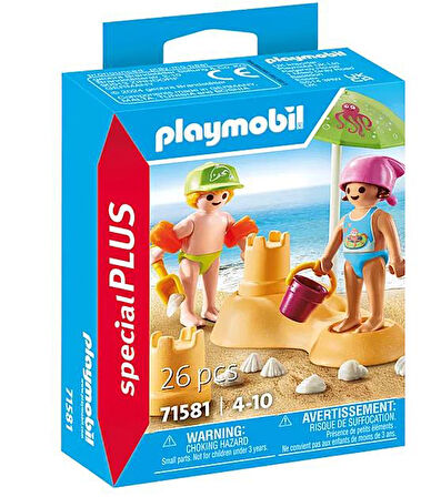 Playmobil 71581 Kids with sand castle