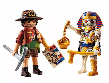 Playmobil 71796 DuoPack Treasure Hunter and Mummy 