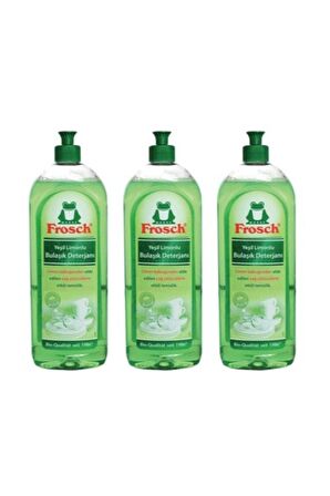 Frosch Limonlu Sıvı Elde Yıkama Deterjanı 3 x 750 ml 