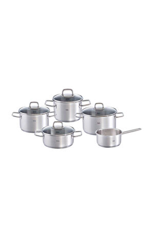 Fissler Viseo 9 Parça Çelik Tencere Seti 
