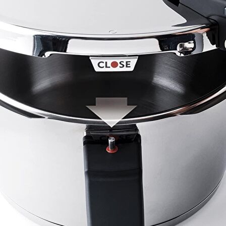 Fissler Vitaquick Çelik Klipso 10 lt Düdüklü Tencere