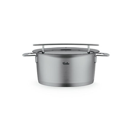 Fissler Phi Collection Cam Kapak Kısa Tencere 24 cm