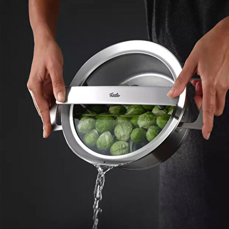 Fissler Phi Collection Cam Kapak Derin Tencere 24 cm
