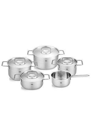 Fissler Pure Collection 9 Parça Metal Kapak Çelik Tencere Seti