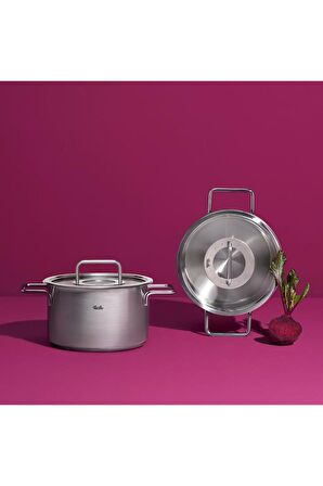 Fissler Pure Collection 9 Parça Metal Kapak Çelik Tencere Seti