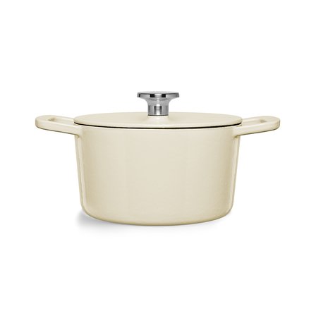 fissler moments collection cast demir döküm tencere beyaz 20 cm