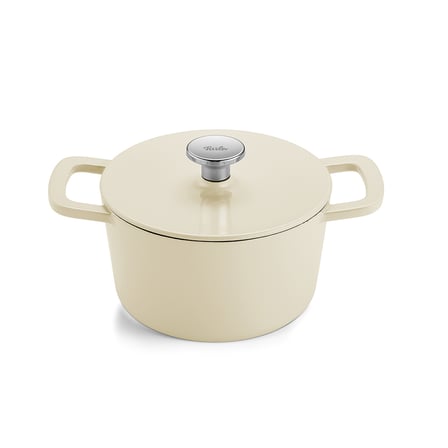 fissler moments collection cast demir döküm tencere beyaz 20 cm