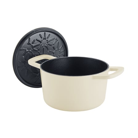 fissler moments collection cast demir döküm tencere beyaz 20 cm