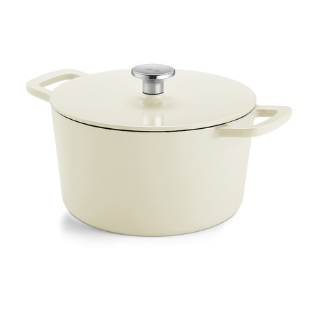 fissler moments collection cast demir döküm tencere beyaz 24 cm