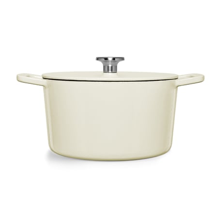fissler moments collection cast demir döküm tencere beyaz 24 cm