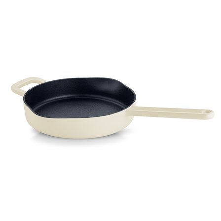 fissler moments collection cast demir döküm tava beyaz 26 cm