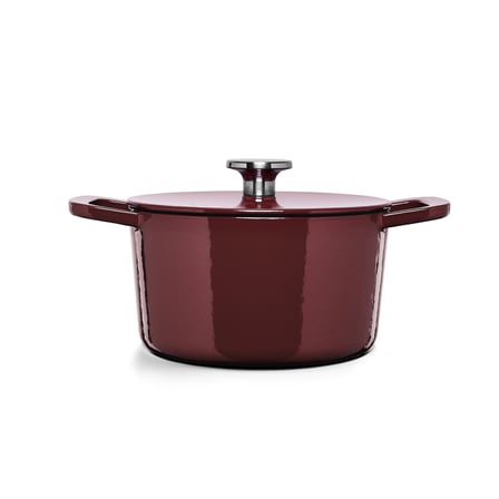 fissler moments collection cast demir döküm tencere bordo 20 cm