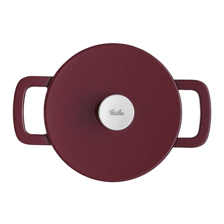 fissler moments collection cast demir döküm tencere bordo 20 cm