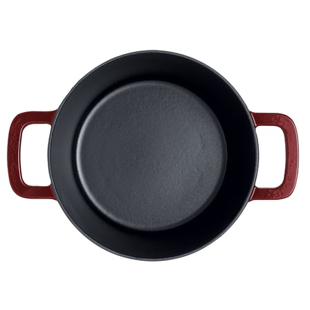 fissler moments collection cast demir döküm tencere bordo 24 cm
