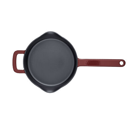 Fissler Moments Collection Cast Demir Döküm Tava Bordo 24 cm