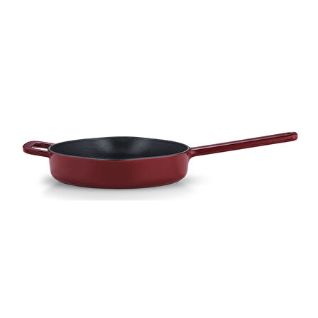 Fissler Moments Collection Cast Demir Döküm Tava Bordo 26 cm
