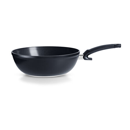 Fissler Ceratal Orbit Black Wok Tava 30 cm