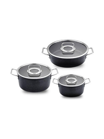 Fissler 6 Parça Adamant Tencere Seti Cam Kapak FS15612503000