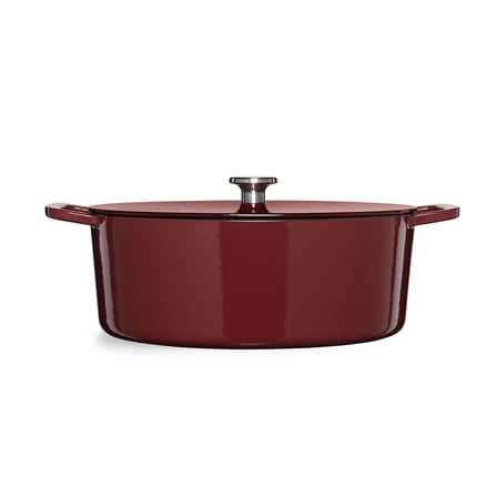 fissler moments collection cast demir döküm tencere oval bordo 33 cm