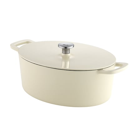 fissler moments collection cast demir döküm tencere oval beyaz 33 cm