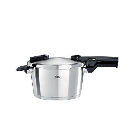 Fissler Vitaquick Premium 4,5+2,5 Litre Düdüklü Tencere + Buharda Pişirme Aparatı
