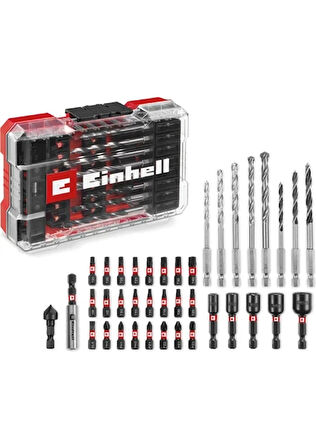Einhell Kombi ve Matkap uç seti 39 parça, M-BOX kutu