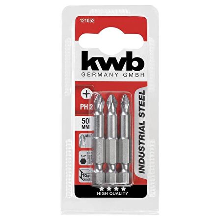 Kwb Bits Uç Seti 3 Parça SB PH 2 50 mm 49121052 