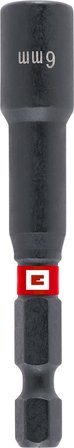 Orijinal Einhell Manyetik Darbeli Altı Köşe Lokma Anahtarı – 65 mm (1/4" E 6.3 Sap, Krom Vanadyum, Torsiyon Bölgesi, Kalıcı Mıknatıs)