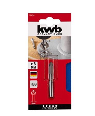 KWB Metal Havşa Açma Ucu 8 mm 49704240