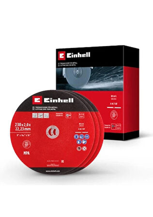 Einhell İnox kesici disk 230x2,0 mm 3 adet