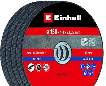 Einhell Metal Kesici disk 150 x 1,4 x 22,23 mm 5 adet