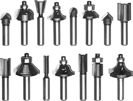 KWB 8mm 15 Parçalı Freze Seti 49757291
