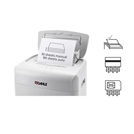 Dahle 35090 Evrak İmha Makinesi Otomatik Besleme (4X12mm) 23LT.