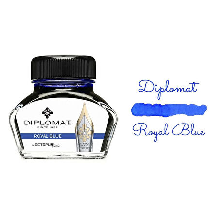 ​​​​​Diplomat D41001003 30ml Royal Mavi Mürekkep