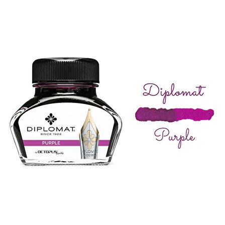 ​​​Diplomat D41001011 30ml Mor Mürekkep