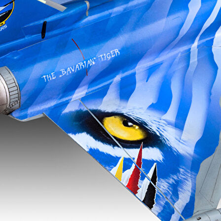 Revell Model Kit Uçak Eurofighter Typhoon The Bavarian Tiger 2021 03818