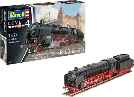 Revell Maket Express Locomotive BR02 & Tender 2'2' T30 02171