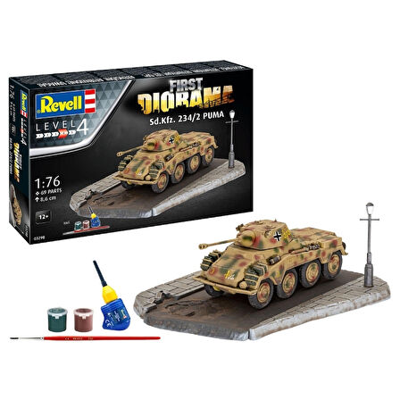 Revell Sd.Kfz. 234/2 Puma - First Diorama Set 1:76 03298