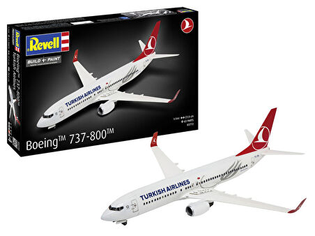 Revell Türk Hava Yolları/Turkish Airlines Boeing 737-800 Yapılabilir Maket Uçak 03772
