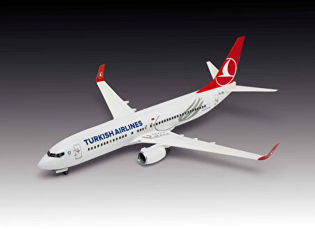 Revell Türk Hava Yolları/Turkish Airlines Boeing 737-800 Yapılabilir Maket Uçak 03772