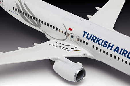 Revell Türk Hava Yolları/Turkish Airlines Boeing 737-800 Yapılabilir Maket Uçak 03772